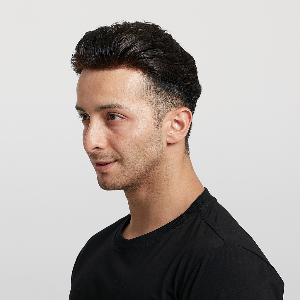 HS25V 0.03mm Ultra Thin Skin Hair System with V-Loops All Over