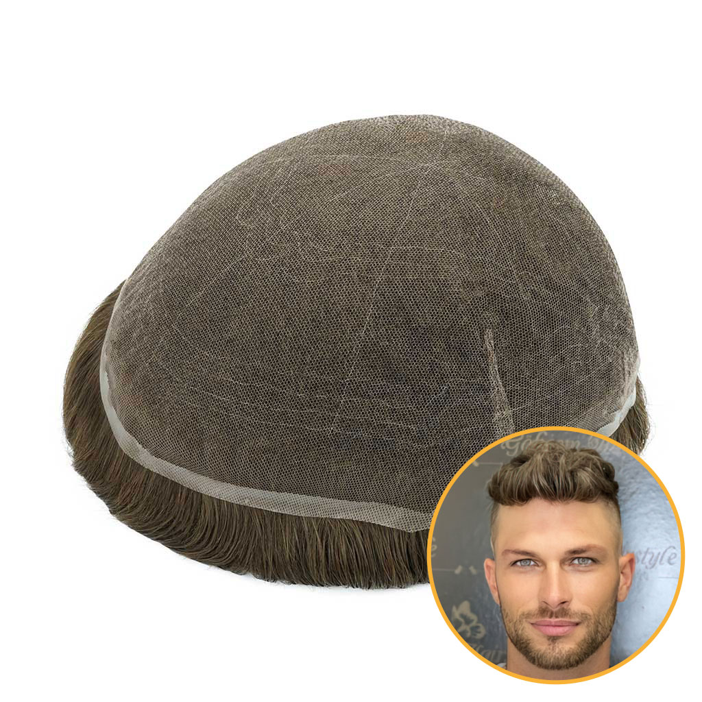 HS7 Full French Lace Hair System for Men (4)