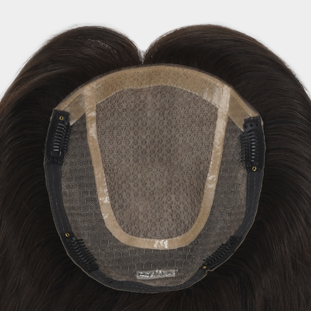 ST-2 Stock Silk Top Human Hair Topper With Remy Hair (3)