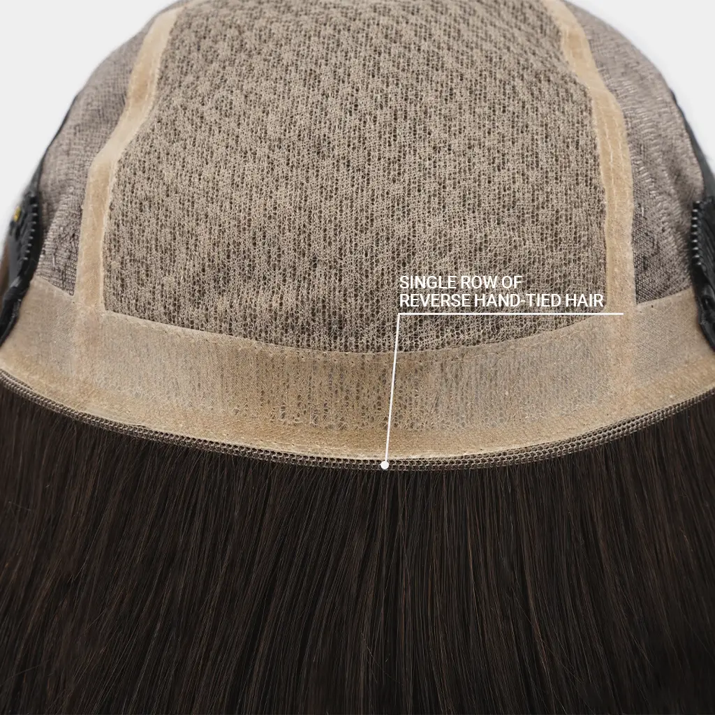 ST-2 Stock Silk Top Human Hair Topper With Remy Hair (6)