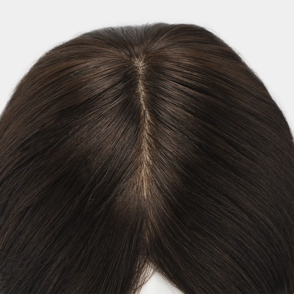 ST-2 Stock Silk Top Human Hair Topper With Remy Hair (7)