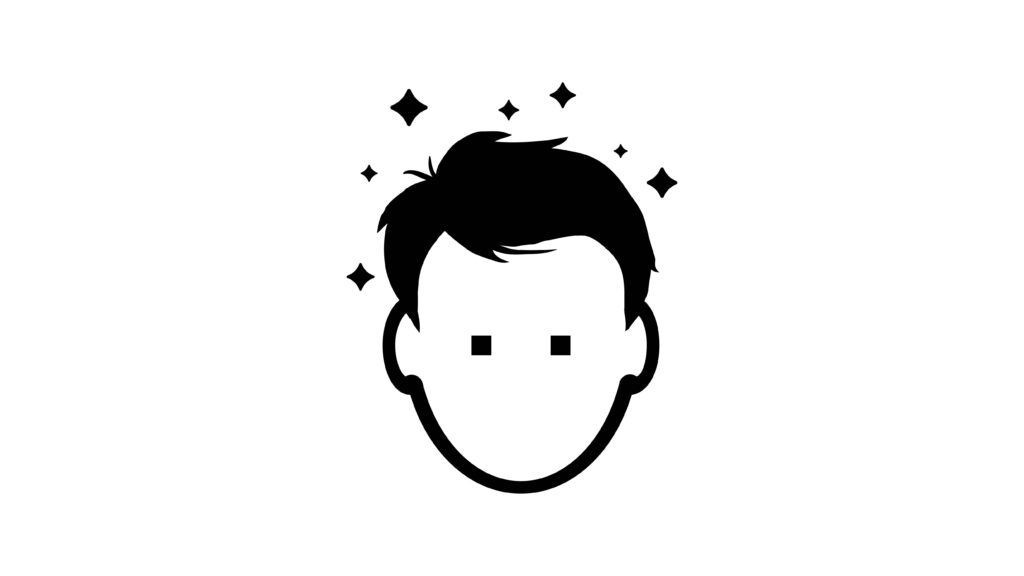 Hair with stars over meaning the hair color is perfect