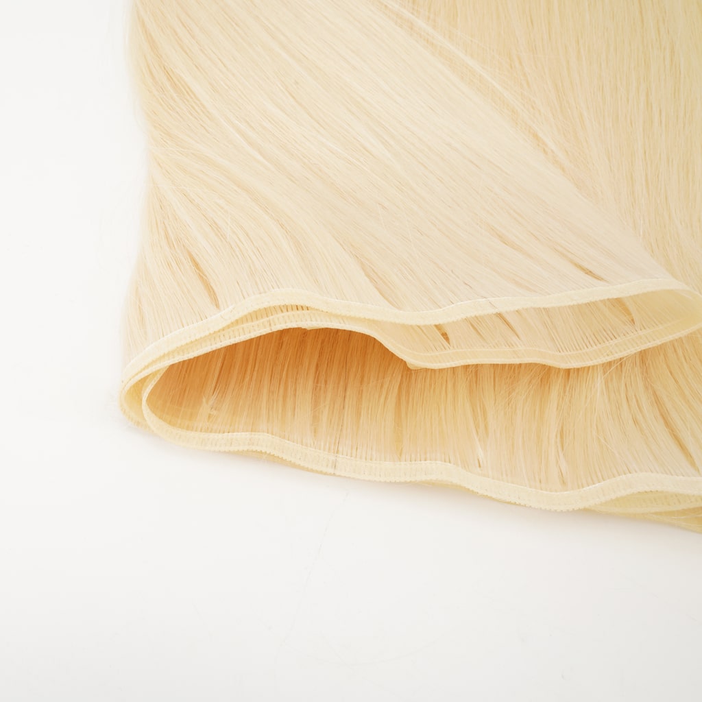 Flat-Weft-Hair-Extensions-in-Remy-Hair-Blonde-613-10-1