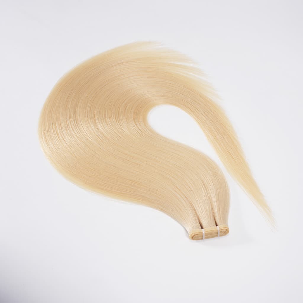Flat-Weft-Hair-Extensions-in-Remy-Hair-Blonde-613-5
