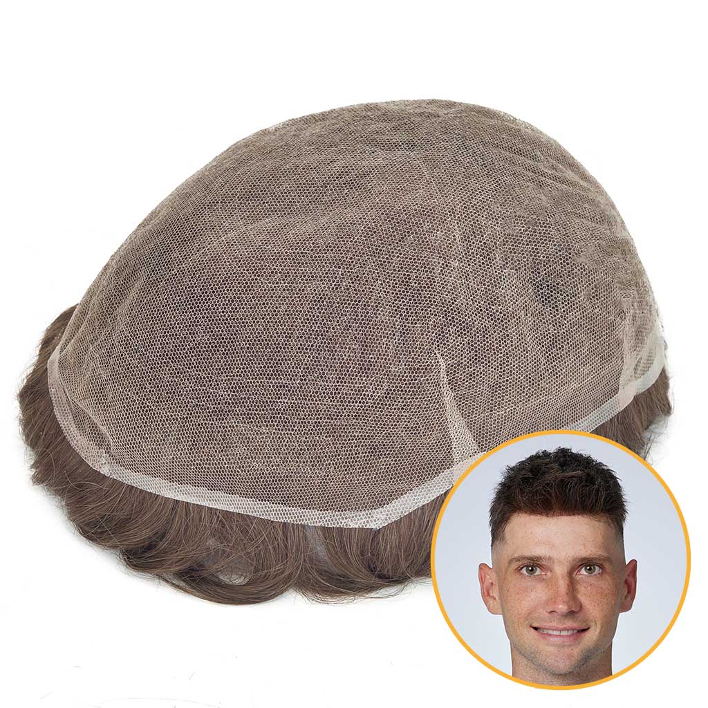 SUNNY Full Swiss Lace Hair System for Men (7)
