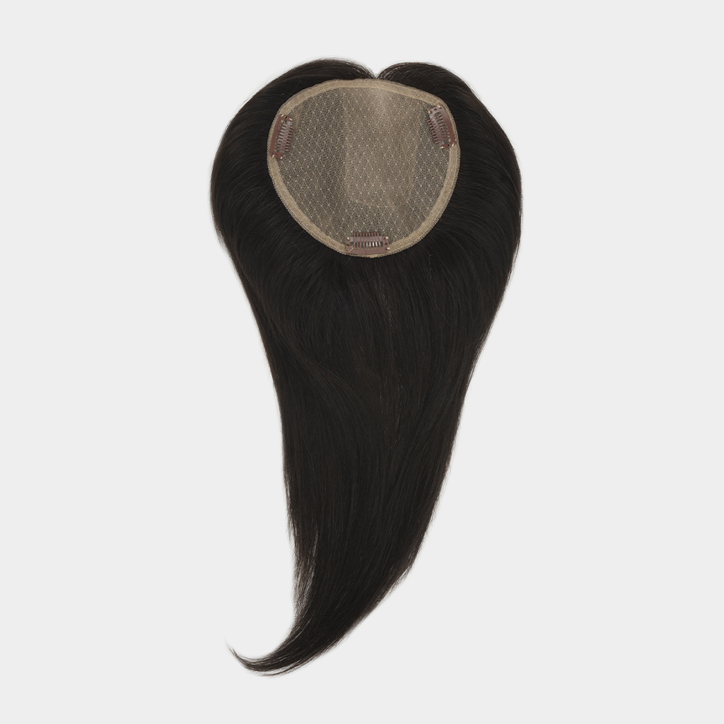 Amara Natural Silk Lace Topper with Remy Hair (1)