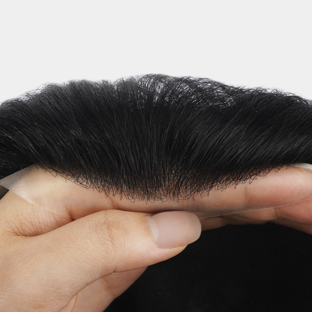 HS1VMN 0.06mm Thin Skin Hair System, 130% Density of newtimes hair