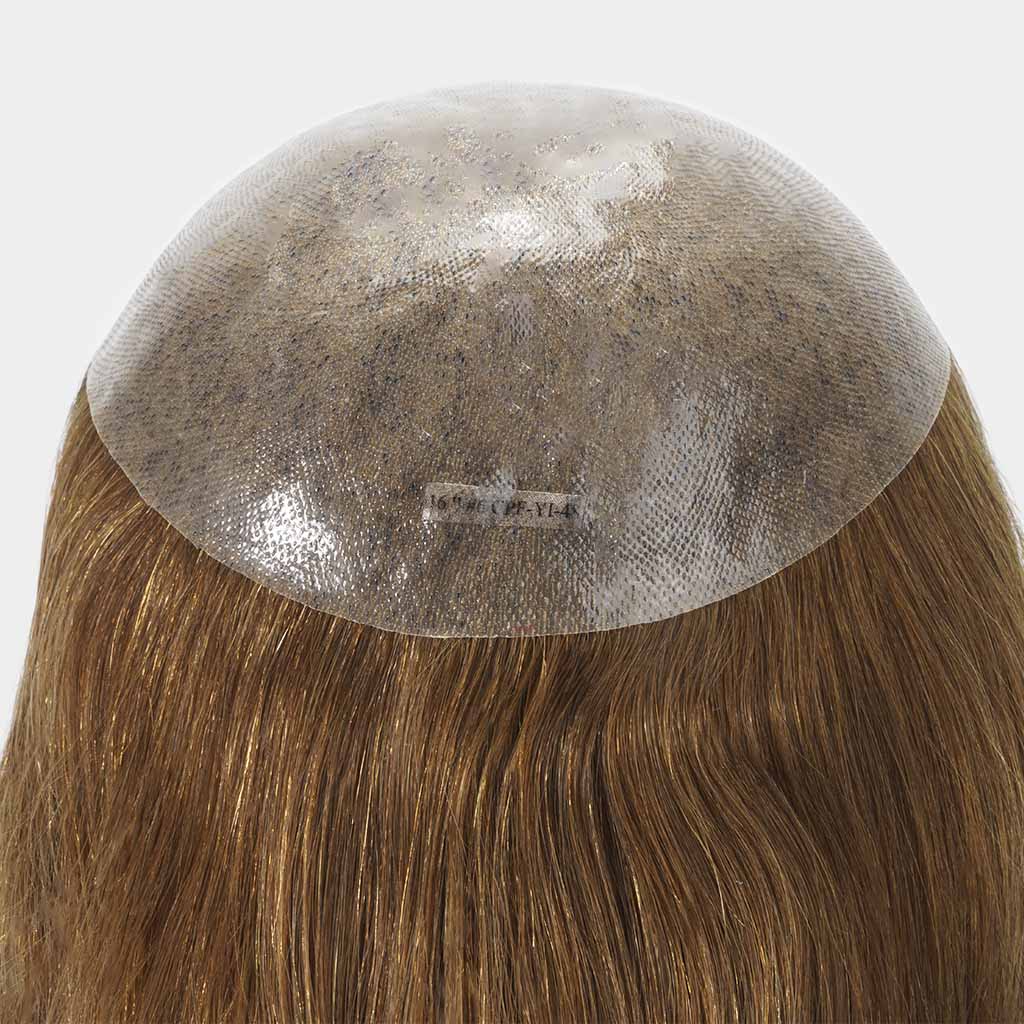 HS1W Women's Toupee with Remy Hair and a Skin Base Wholesale from newtimeshair