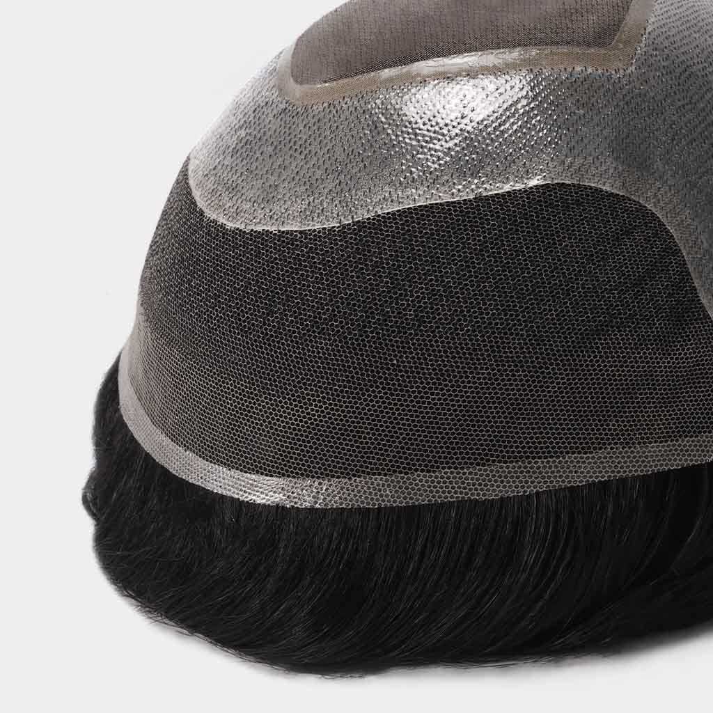 HS27+ Fine Mono Hairpiece Wholesale, Made for Ultra Durable