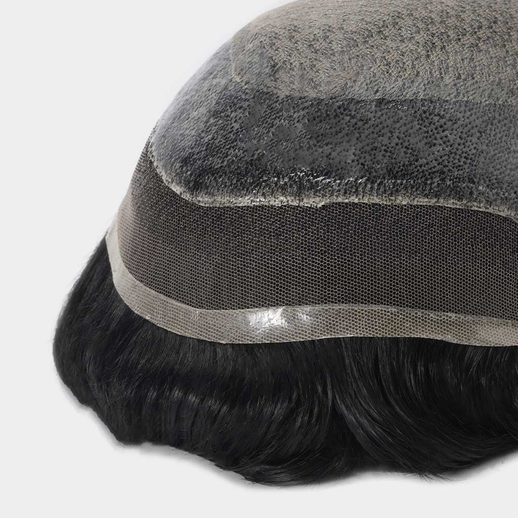 INFL Lace Front Toupee Injected Skin and Diamond Lace (2)