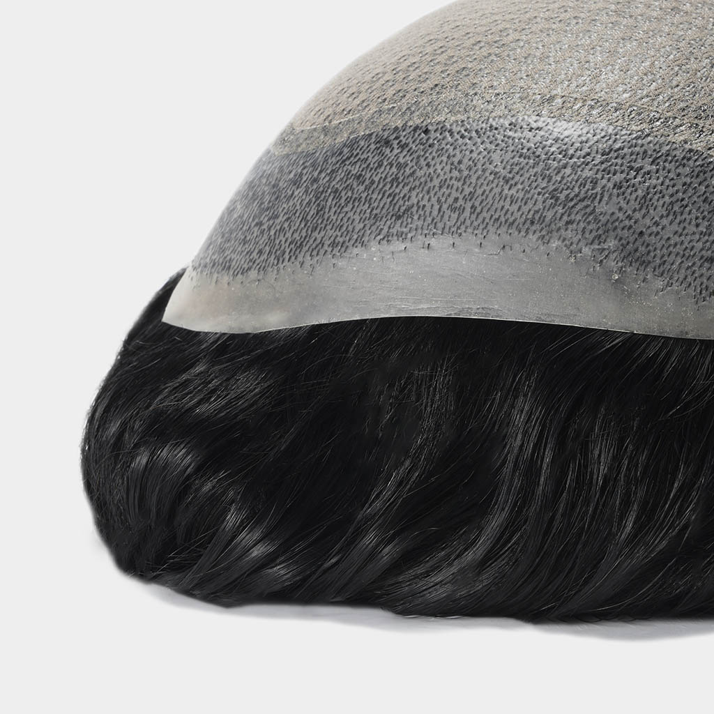 INL Poly Hair System Injected Skin Base With Diamond Lace Wholesale