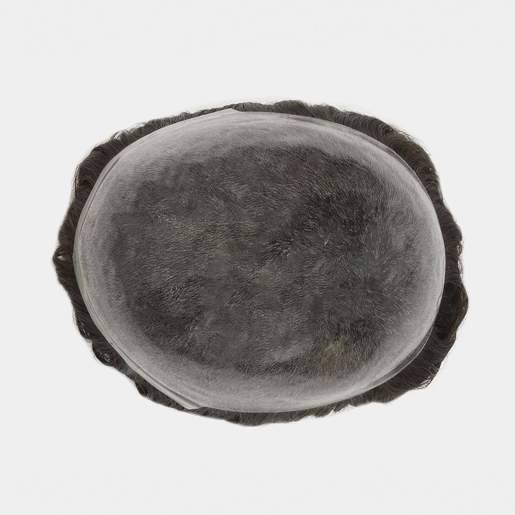 INS Thin Skin Hair Piece for Men Wholesale Injected PU Skin Base #3 from newtimeshair
