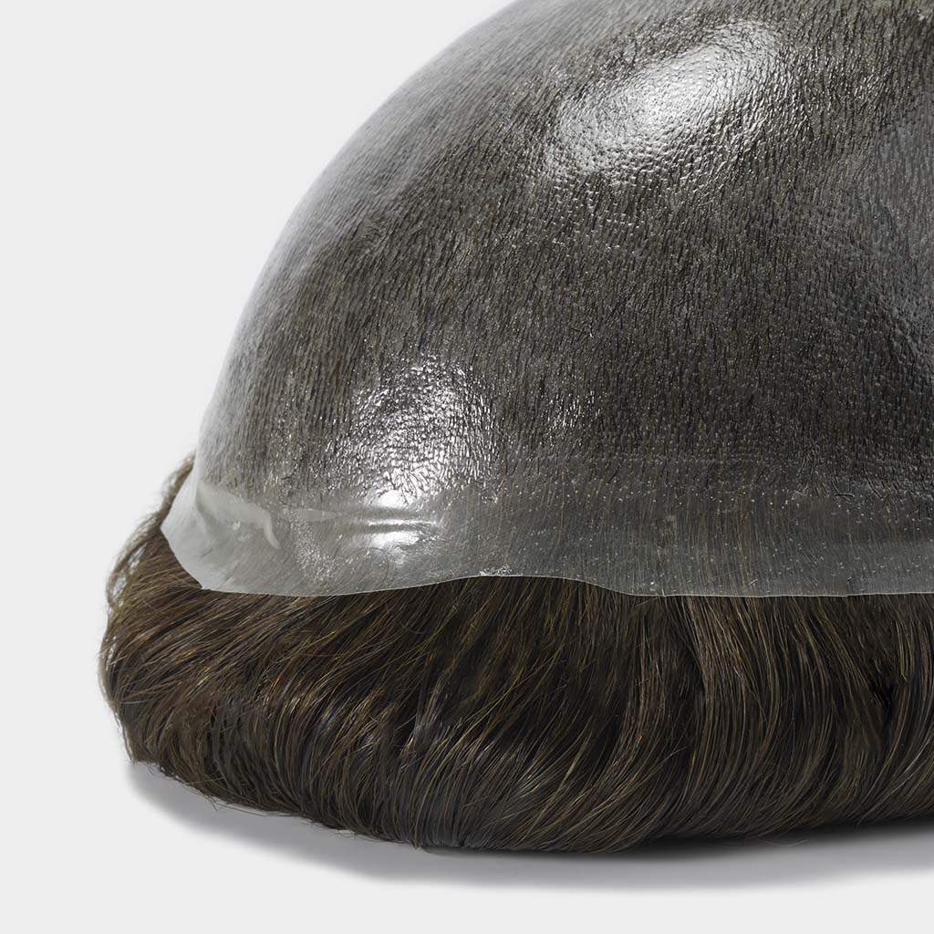 INS Thin Skin Hair Piece for Men Wholesale Injected PU Skin Base (2)