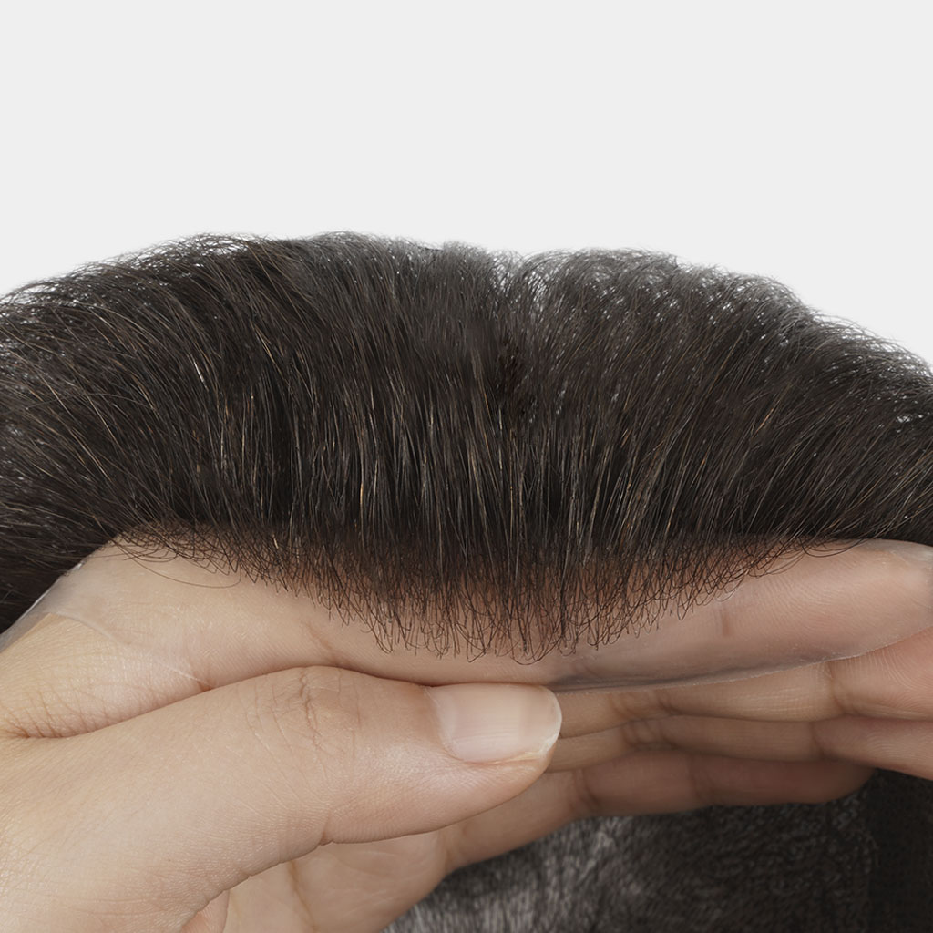 LIGHT03A 0.03mm Thin Skin Hair System With 80% Density newtimes hair (2)