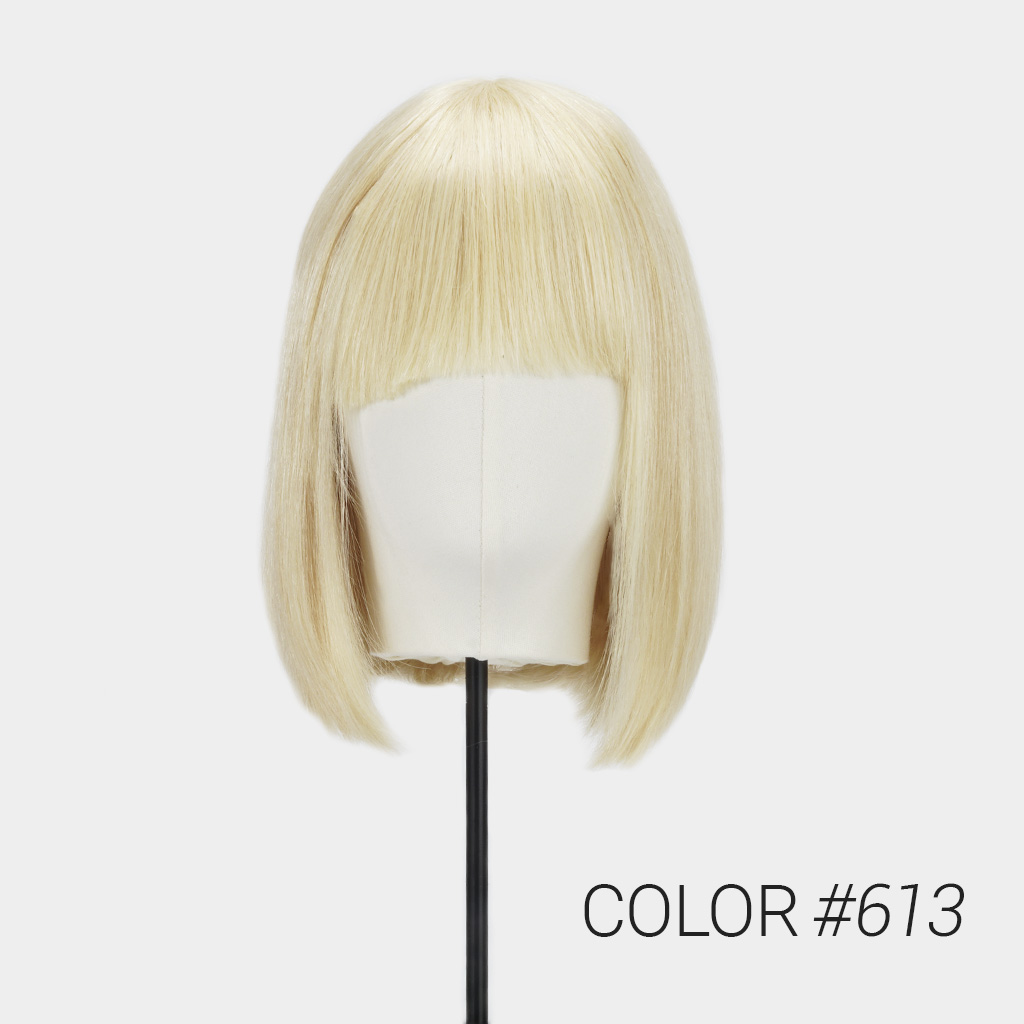 LXM-O Black Blonde Bob Wig With Bangs Wholesale