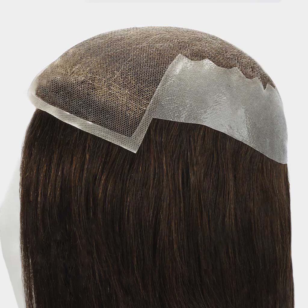 N6W Stock Swiss Lace Women’s Toupee With PU Sides and Back (1)