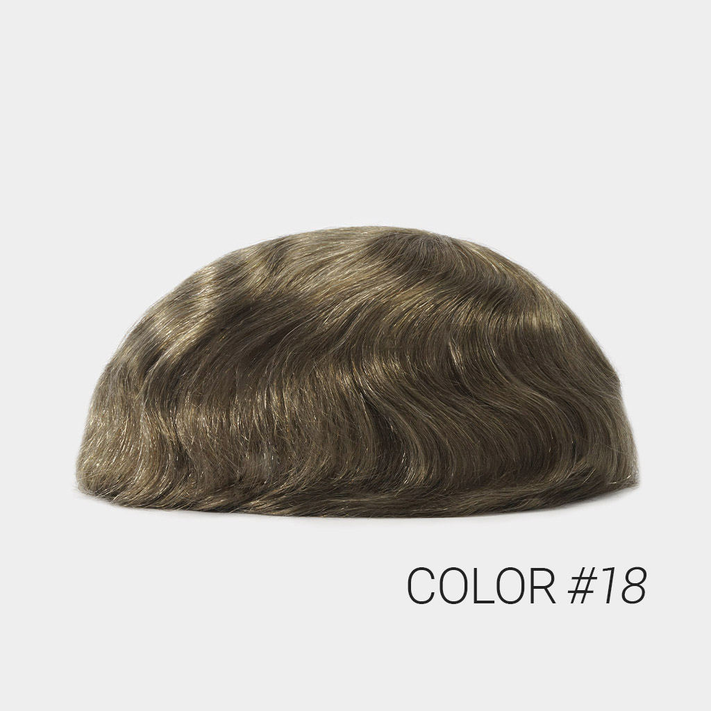 NCONAL Monofilament Toupee for Men Wholesale 80% Density