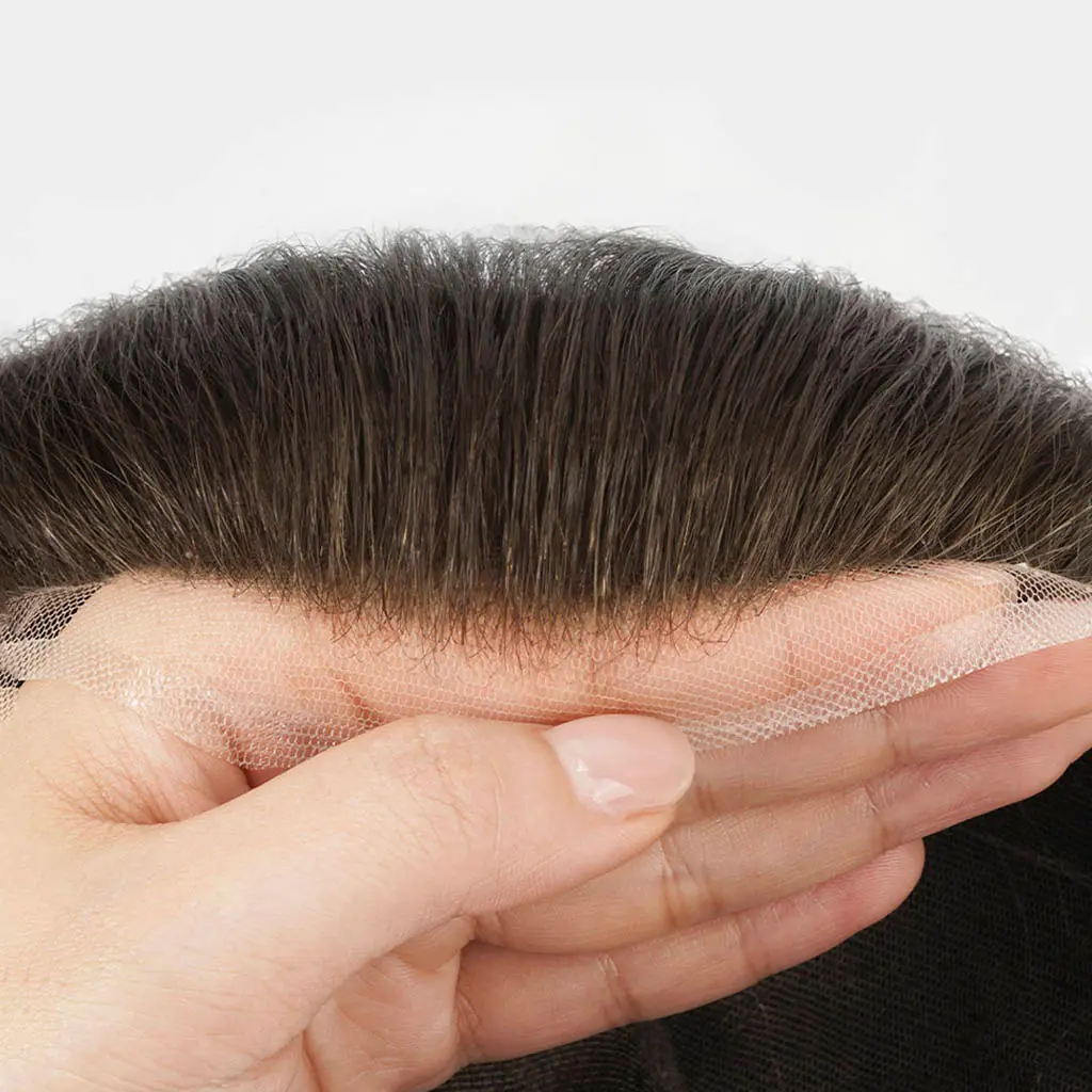 HS7R Full French Lace Hair System Realistic Hairline