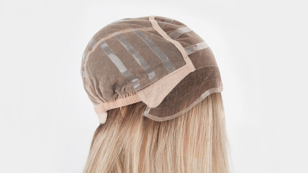 Heather wig with anti-slip patches