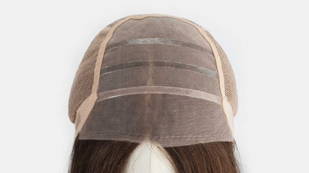 front of Newtimes Hair's Melody medical wig for sensitive scalp