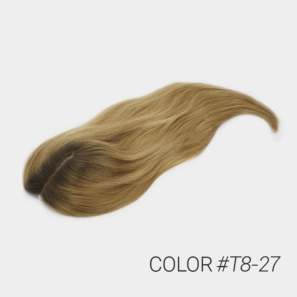IRENE Adjustable Chinese Remy Hair Topper for Fuller Coverage & Natural Volume #T8-27