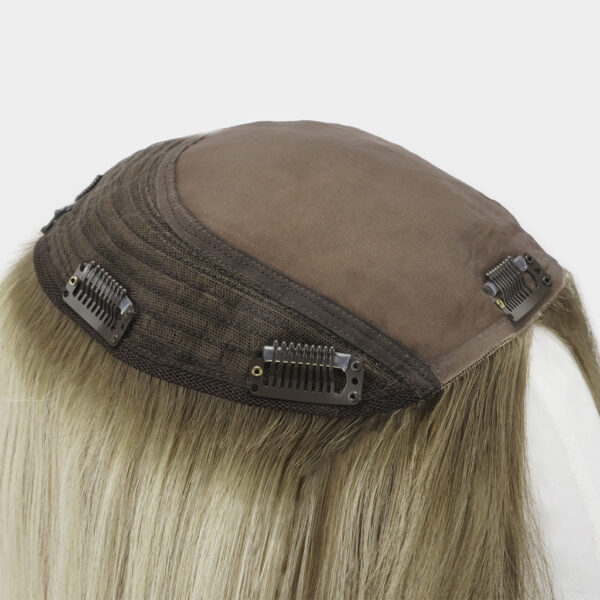 IRENE IN18x19 Adjustable Remy Hair Topper at120% Hair Density (2)
