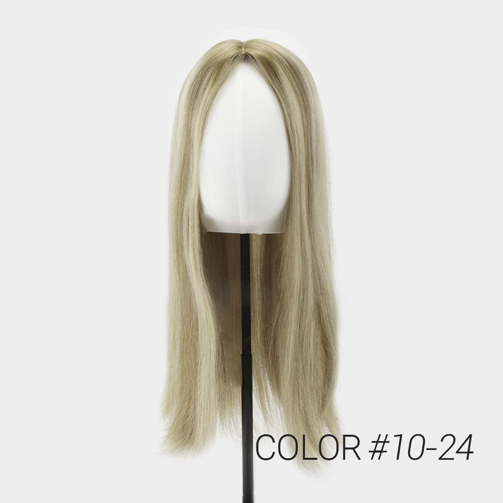 IRENE IN18x19 Adjustable Remy Hair Topper at120% Hair Density (5)