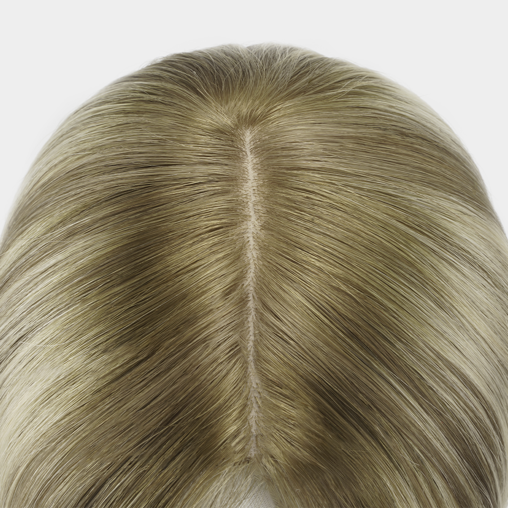 IRENE IN18x19 Adjustable Remy Hair Topper at120% Hair Density (8)