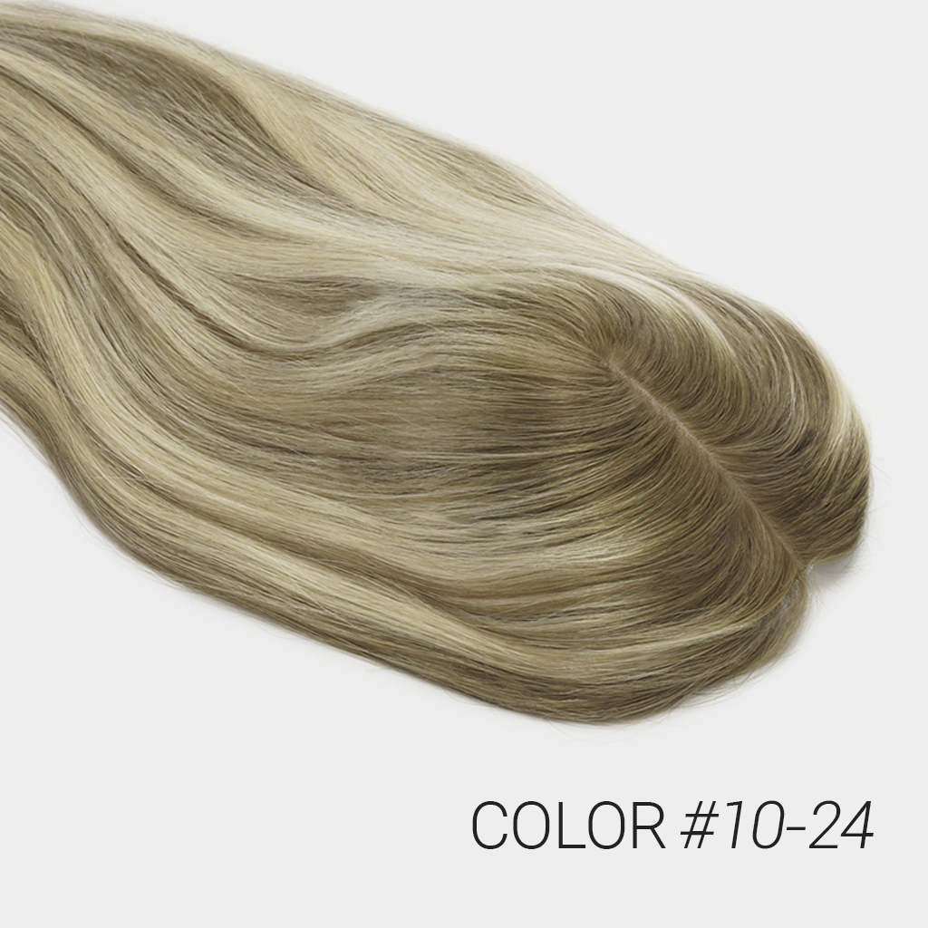 IRENE IN18x19 Adjustable Remy Hair Topper at120% Hair Density (9)
