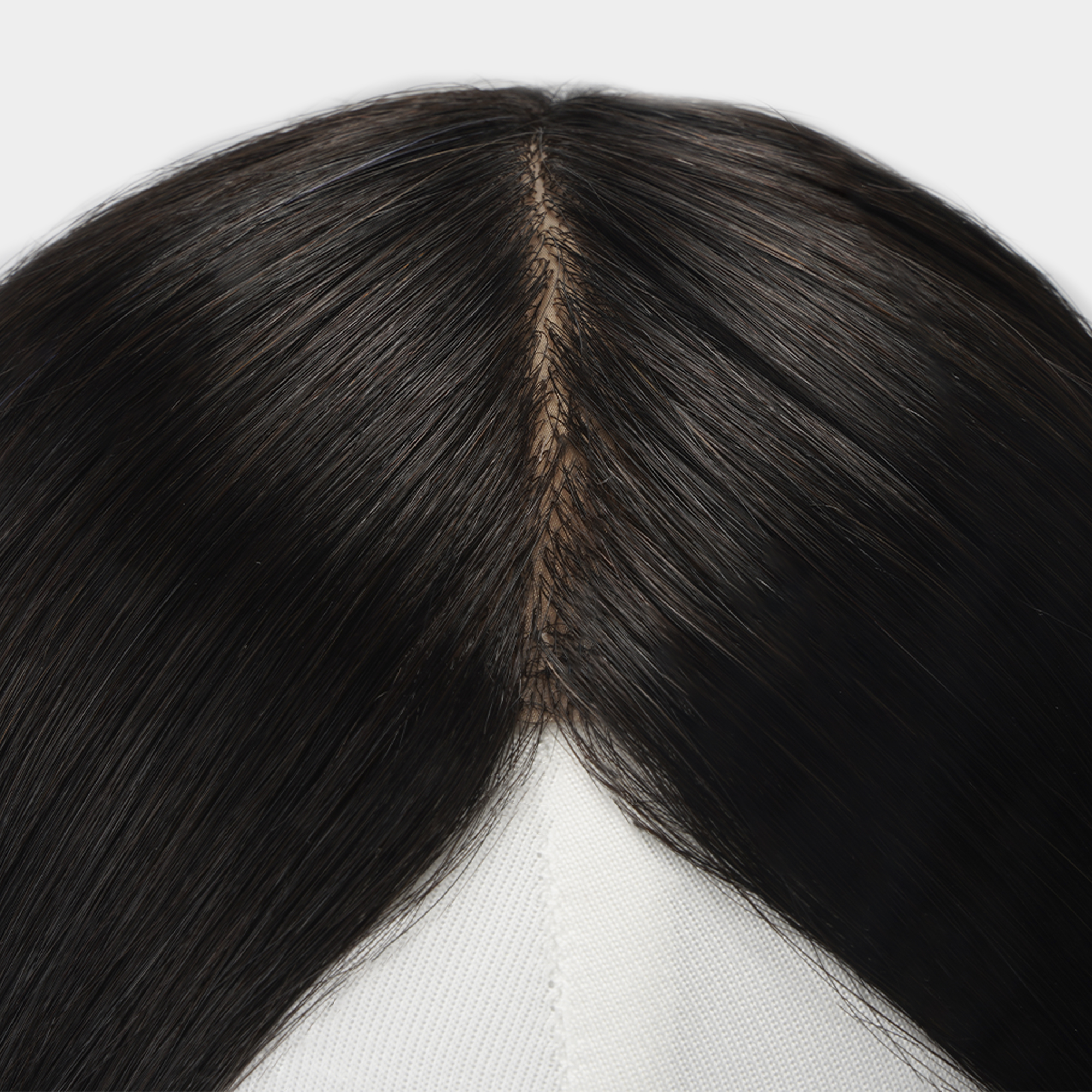 Serena Hand-Tied Triple-Layer Silk Top Topper with Chinese Remy Hair (2)