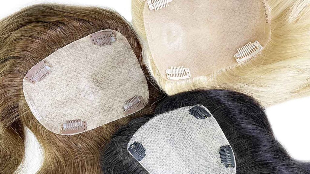 Three wigs stored inside out - a way of how to store human hair wigs at home