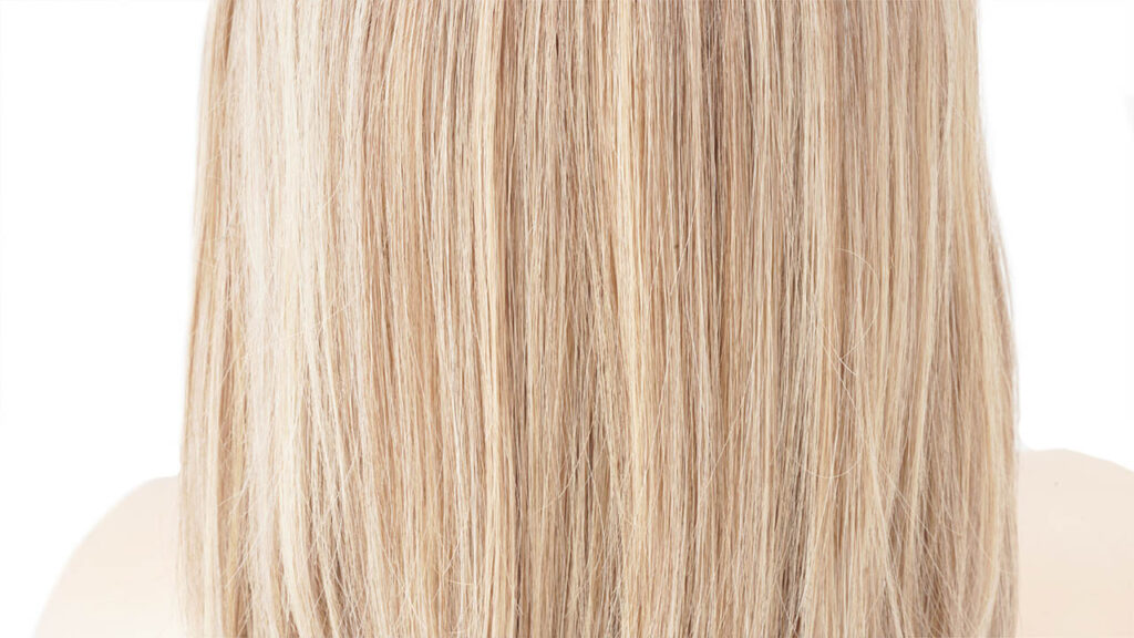 wig with silky smooth hair