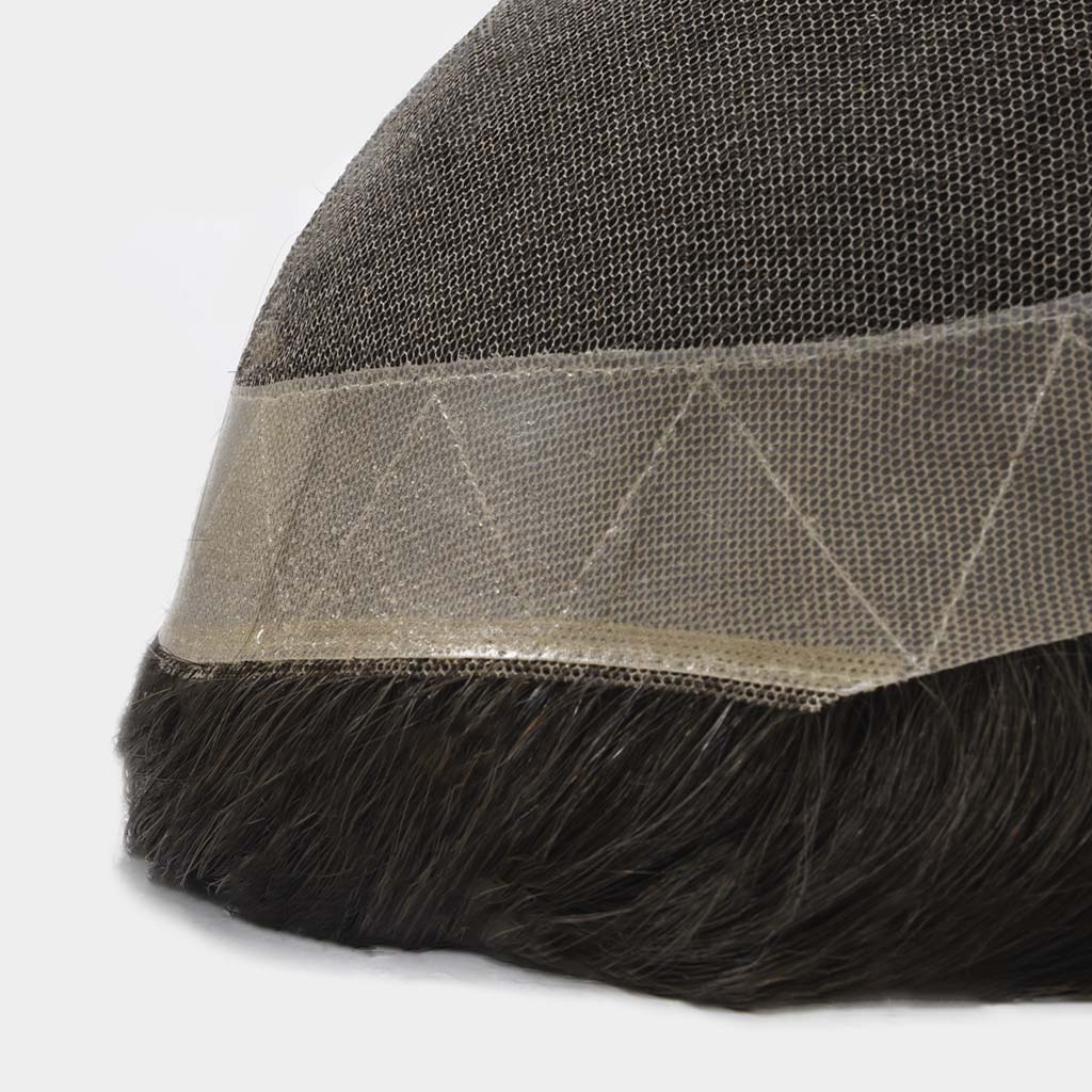 D7-5 Men’s Lace Toupee With NPU Perimeter from newtimeshair