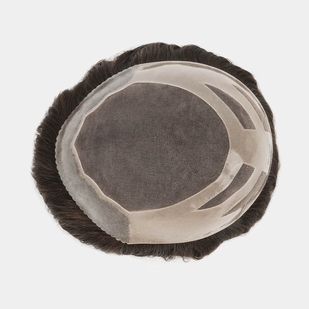 HS27 Monofilament Hair System Realistic High Quality Stock Toupee from newtimes hair