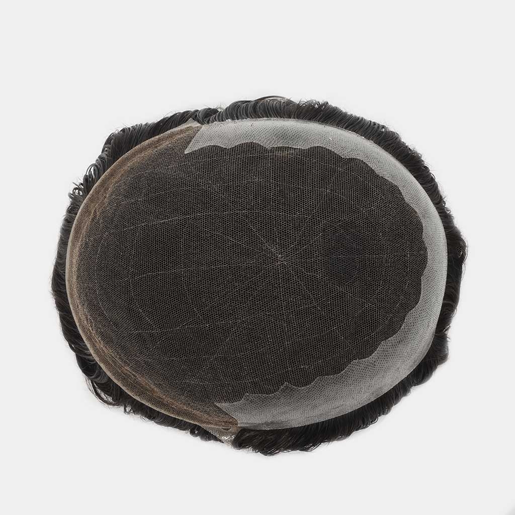 N6 Swiss Lace Men’s Hair System With PU Sides and back from newtimeshair