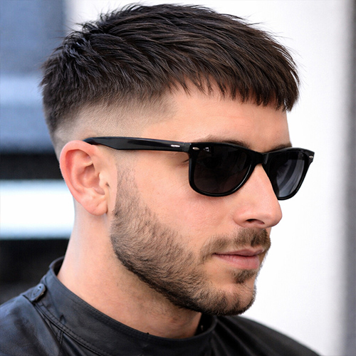 a guy with modern crop cut