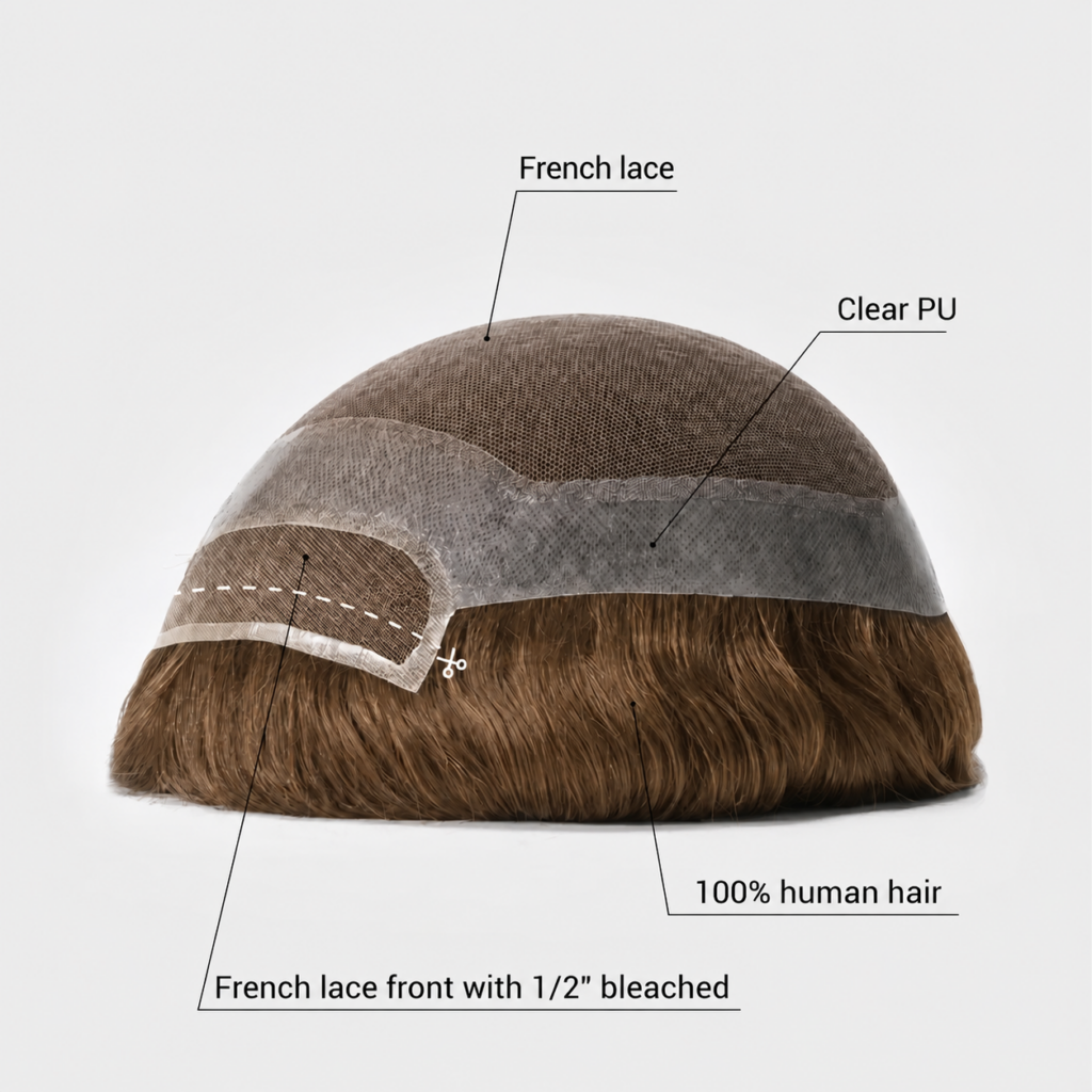 Hollywood-s men's hair system from Newtimes Hair