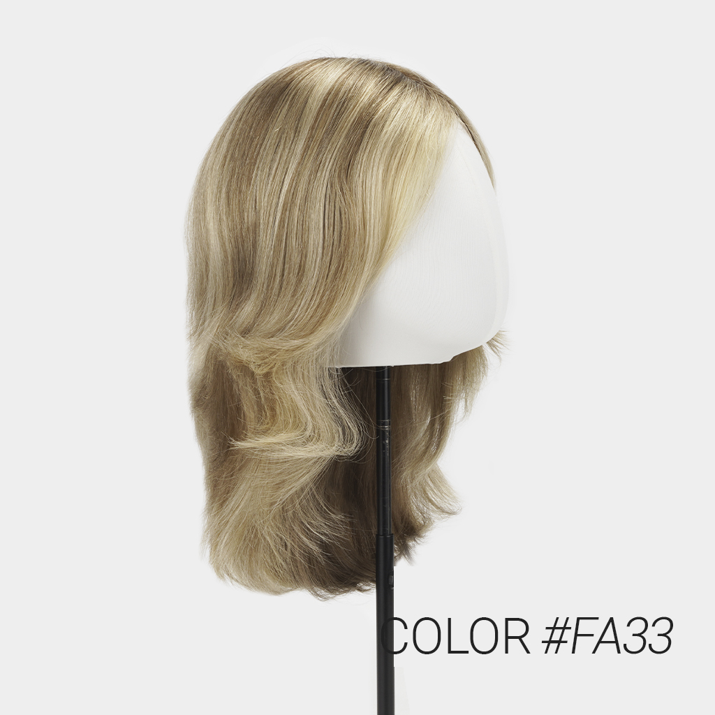 VALENNE European Human Hair Balayage Lace Front Wig with Fine Mono Top (1)