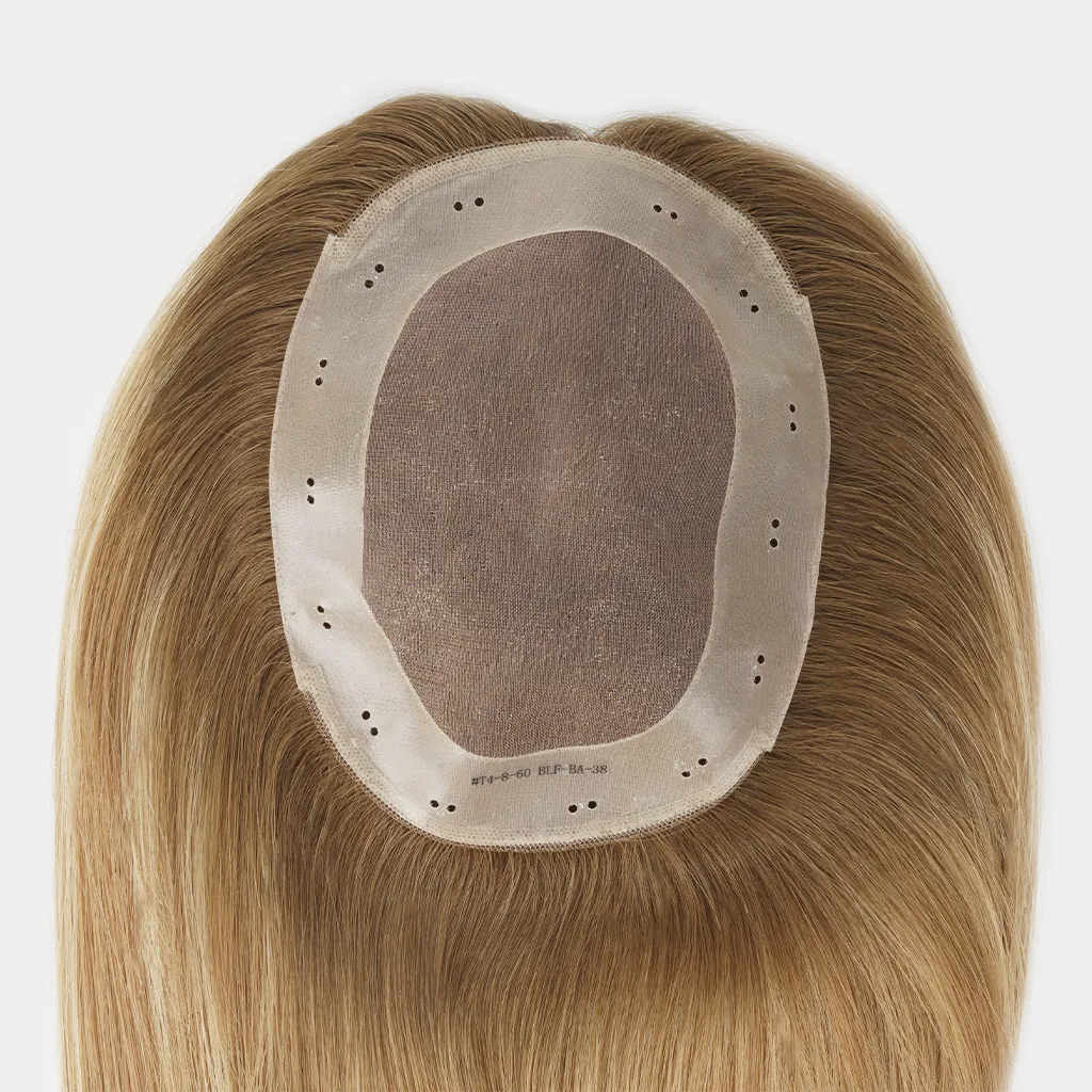 HALLIE Multi-Wear Bead-In Mono Topper with 100% Chinese Remy Hair (1)